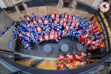 Rote Funken und Blaue Funken