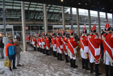 Wintereinbruch Rote Funken Handball