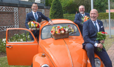 Designiertes Kölner Dreigestirn 2025 Stattgarde Ahoi